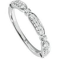 Created Brilliance Nova 9Ct White Gold 0.20Ct Tw Lab Grown Diamond Eternity Band Ring