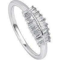 Created Brilliance Aurora 9Ct White Gold 0.40Ct Tw Lab Grown Diamond Engagement Ring