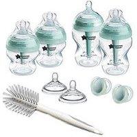 Tommee Tippee Advanced Anti- Colic Starter Feeding Bottle Kit- Clear