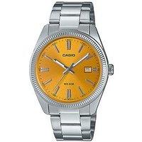 Casio Mtp-1302Pd-9Avef Stainless Steel Yellow Dial Bracelet Watch