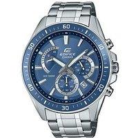 Casio Edifice Efr-552D-2Avuef Stainless Steel Blue Dial Watch