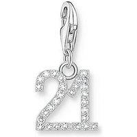 Thomas Sabo Charm Number 21 - 925 Silver And Zirconia
