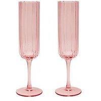 Hestia Scalloped Champagne Flutes &Ndash; Set Of 2