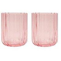 Hestia Scalloped Short Glass Tumblers &Ndash; Set Of 2