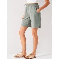 Everyday Longline Shorts - Khaki