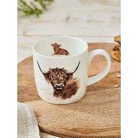 Royal Worcester Wrendale Highland Cow Mug
