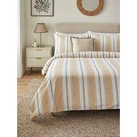 Everyday Heritage Stripe Duvet Cover Set - Natural