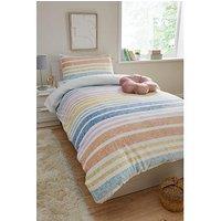 Very Home Kids Cosy Rainbow Fleece Duvet Cover Set