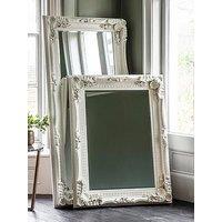 Gallery Direct Carved Louis Leaner Mirror - Cream