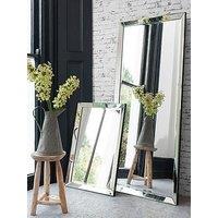Gallery Direct Luna Mirror In Silver
