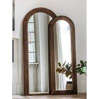 Gallery Direct Beaufort Dark Wood Leaner Mirror