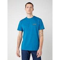 Wrangler Small Graphic Logo T-Shirt - Bright Blue