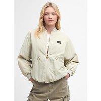 Barbour International Mansell Casual Bomber Jacket - Beige