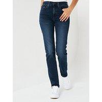 Levi'S 724 High Rise Straight Leg Jean - All Systems Go - Blue