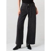 Levi'S Xl Straight Leg Jean - Influential Lady - Black