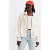 Levi'S Everyday Zip Hoodie - Sugar Swizzle - White