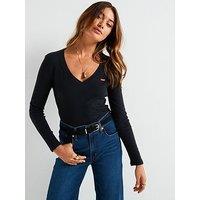 Levi'S Essential V Neck T-Shirt - Caviar