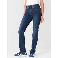 Levi'S 724 High-Rise Slim Straight Jeans - Blue Swell