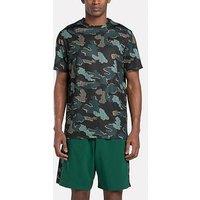 Reebok Mens Training Train Motion Camo Tech Tee - Multi