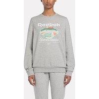 Reebok Womens Training Id Energy Court Sport Crew - Grey