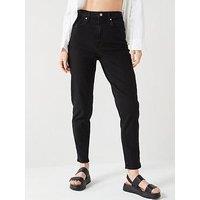 Levi'S High-Waisted Mom Jeans - Flash Black
