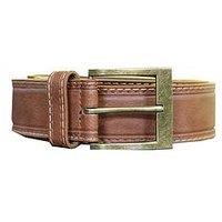 D555 Dylan Bonded Leather Belt - Tan