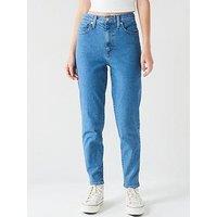 Levi'S High Waisted Mom Jeans - Fyi - Blue