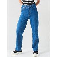 Levi'S Ribcage Straight Ankle Medium Indigo Jean - Jazz Pop