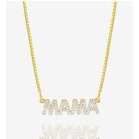 Rachel Jackson Solid Gold And Diamond Mama Necklace