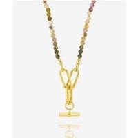 Rachel Jackson Tourmaline Gemstone T-Bar Necklace