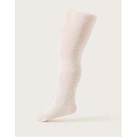 Monsoon Baby Girls Diamond Butterfly Tights - Ivory