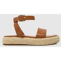 Schuh Violet Low Espadrille Sandal - Tan