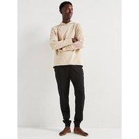 Everyday Hooded Lounge Set - Ecru/Black