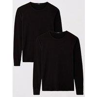 Everyday 2 Pack Thermal Top - Black