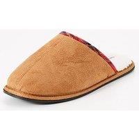 Very Man Faux Suede Mule Slipper - Tan