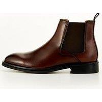 Very Man Leather Chelsea Boot - Brown