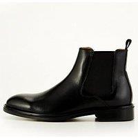 Very Man Leather Chelsea Boot - Black