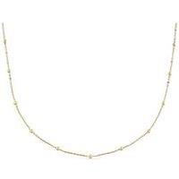Elk & Bloom Dainty 14K Gold Plated Bead Choker Necklace