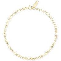 Elk & Bloom Dainty 14K Gold Plated Chain Bracelet