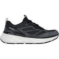 Skechers Engineered Knit Lace-Up Trainers - Black