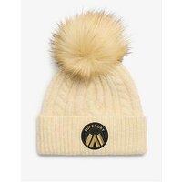 Superdry Cable Luxe Knit Beanie Hat - Beige