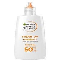 Garnier Ambre Solaire Super Uv Vitamin Cg Facial Fluid - Spf50+