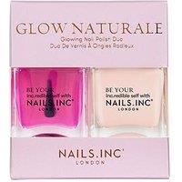 Nails Inc Glow Naturale Glowing Nail Polish Duo