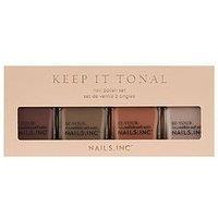 Nails Inc Keep It Tonal 4-Piece Ombre Nail Polish Set