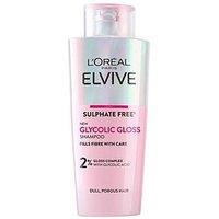 L'Oreal Paris L'Or&Egrave;Al Paris Elvive Glycolic Gloss Shampoo For Dull Porous Hair, 200Ml