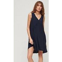 Superdry Volume Sleeveless Dress - Navy