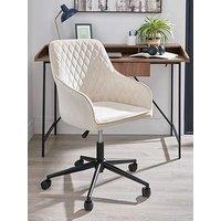 Very Home Diamond Fabric Office Chair - Natural - Fsc Certified