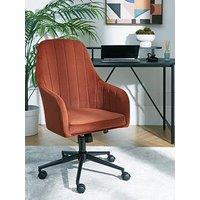 Very Home Molby Fabric Office Chair - Rust/Black - Fsc Certified