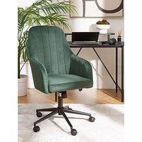 Very Home Molby Fabric Office Chair - Green/Black - Fsc Certified