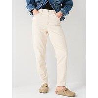 Levi'S High Rise Mom Jean - White Swan Corduroy